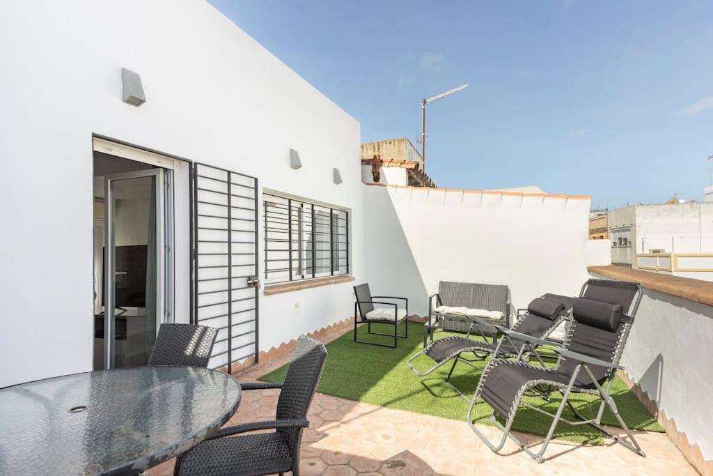 Duplex Con Terrazas En El Centro El Puerto De Santa Maria Lägenhet Exteriör bild